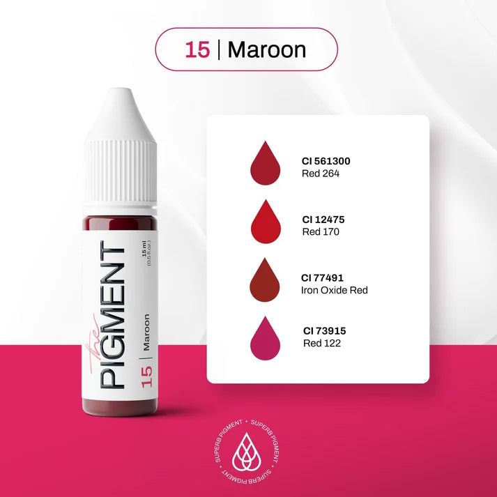 15 Maroon- 15ml