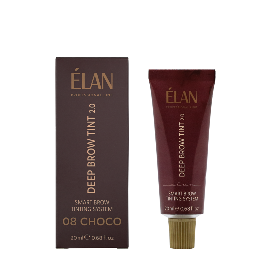 ELAN Deep Brow Tint 2.0 08 CHOCO natural brown (20 ml)